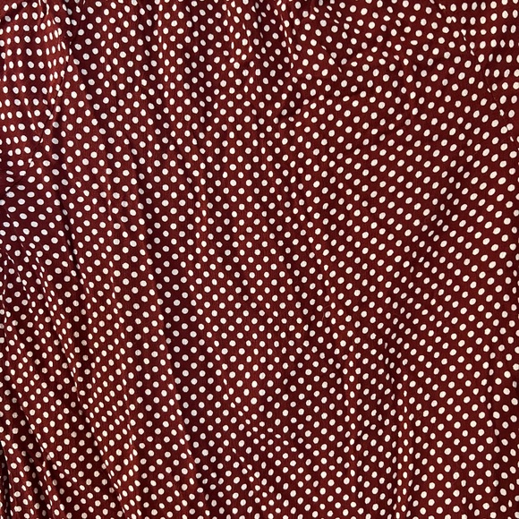 Ladies Lucky Brand Long sleeve Polka Dot Blouse shirt - Picture 4 of 4